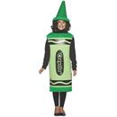 Crayola Child Green 7-10 Costume