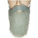 GOATEE MUSTACHE FULL GREY