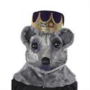 MOUSE KING W CROWN PURPLE RED