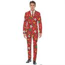 Christmas Red Icons Ad Lg Costume
