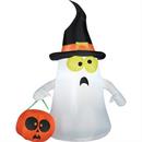 AIRBLOWN- GHOST W/WITCH HAT-SM