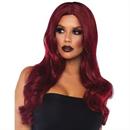 Long Wavy Wig Burgundy