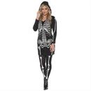 Skeletal Hoodie Dress Adult