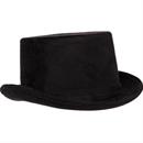 TOP HAT FAUX SUEDE ADULT BLACK