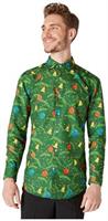 Suitmeister Men's Shirts Christmas Green Tree Shirt