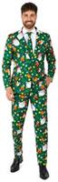 Suitmeister Men's Suits Santa Elves Green