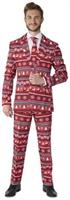 Suitmeister Men's Suits Nordic Pixel Red