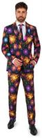 Suitmeister Men's Suits Fireworks Black