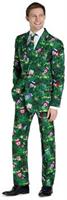 Suitmeister Men's Suits Christmas Beers Green