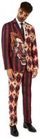 Suitmeister Men's Suits Scary Clown Red