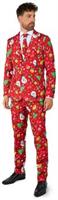 Suitmeister Men's Suits Christmas Red Icons - Light Up