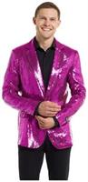 Suitmeister Men's Blazers Sequins Pink