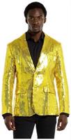 Suitmeister Men's Blazers Sequins Yellow