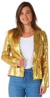 Suitmeister Women's Blazers WMNS Sequins Gold