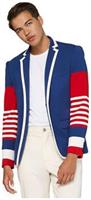 OppoSuits Deluxe Men's Blazers Supportswear - Dandy Fan - Cobalt Blue