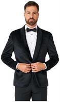 OppoSuits Deluxe Men's Blazers Dinner Jacket - Jet Set Black