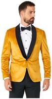 OppoSuits Deluxe Men's Blazers Dinner Jacket - Gold