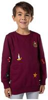 OppoSuits Deluxe Boys' Sweaters BOYS X-Mas Icons - Burgundy