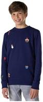 OppoSuits Deluxe Teen Boys' Sweaters TEEN BOYS X-Mas Icons - Navy