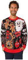OppoSuits Adults' Knitted Sweaters Merry Jinglejoy Christmas Sweater