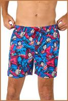 OppoSuits Men's Swim Shorts SupermanT - Man of Tomorrow