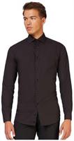 OppoSuits Men's Shirts SHIRT LS Black Knight
