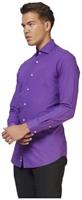 OppoSuits Men's Shirts SHIRT LS Purple Prince