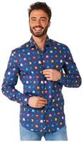 OppoSuits Men's Shirts SHIRT LS Pixel PAC-MANT