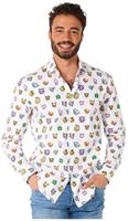 OppoSuits Men's Shirts SHIRT LS Pixel PokemonT