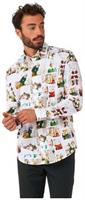 OppoSuits Men's Shirts SHIRT LS ElfT Christmas