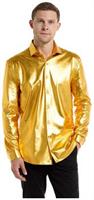 OppoSuits Men's Shirts SHIRT LS Groovy Gold