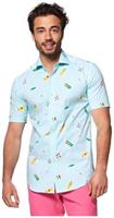 OppoSuits Men's Summer Shirts SHIRT Short Sleeve Pool Life