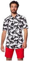 OppoSuits Men's Summer Shirts SHIRT Short Sleeve Daffy Duck