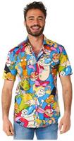 OppoSuits Men's Summer Shirts SHIRT Short Sleeve NickelodeonT Cartoons