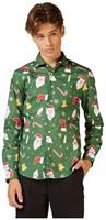 OppoSuits Teen Boys' Shirts SHIRT LS Santaboss