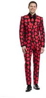 OppoSuits Men's Suits King of Hearts