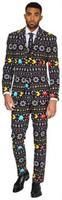 OppoSuits Men's Suits Winter PAC-MANT