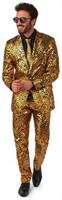 OppoSuits Men's Suits Golden Geo Star