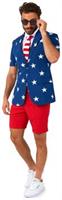 OppoSuits Men's Summer Suits SUMMER Stars and Stripes