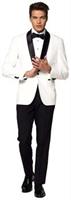 OppoSuits Men's Tuxedos Pearly White