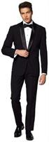 OppoSuits Men's Tuxedos Jet Set Black